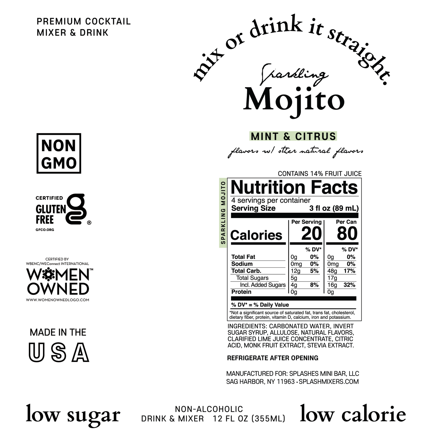 Sparkling Mojito | Mint & Citrus