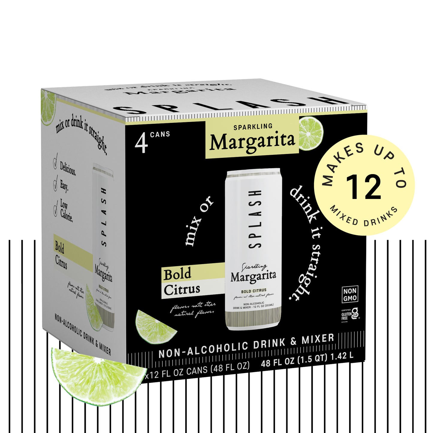 Sparkling Margarita | Organic Blue Agave & Bold Citrus