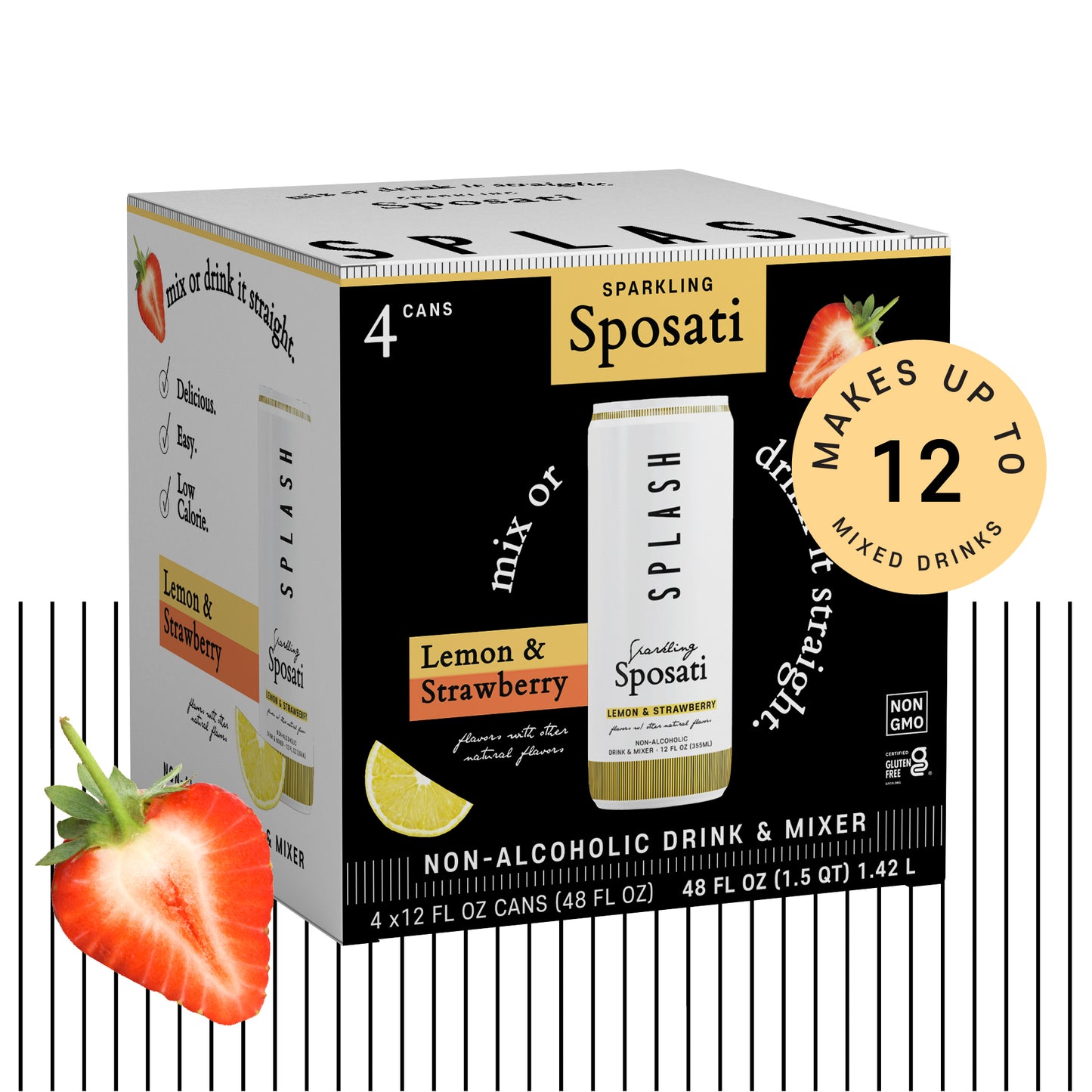 Sparkling Sposati | Signature Lemon & Strawberry